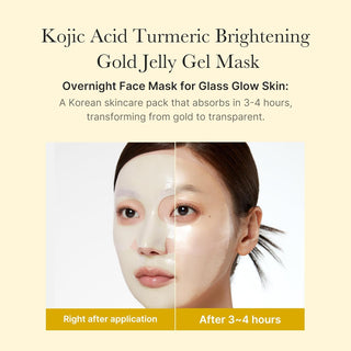 Mascarilla facial con cúrcuma y ácido kójico Gold Jelly Gel Mask - Medicube