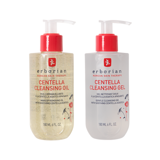 Set de Limpieza facial Korean Double Cleansing Duo oil & gel - Erborian