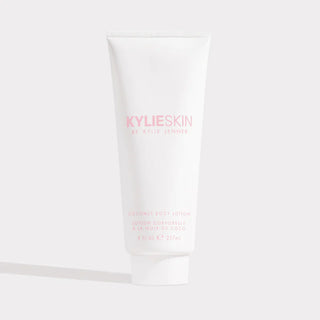 Coconut body lotion™ Crema corporal - Kylie Cosmetics vista frontal con fondo blanco.