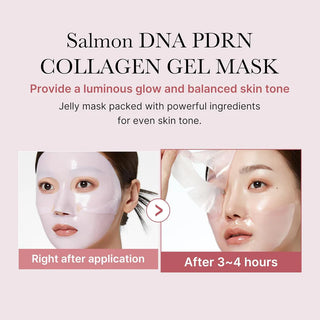 Mascarilla facial de colágeno Salmon PDRN Pink Collagen Jelly Gel Mask - Medicube ⚡