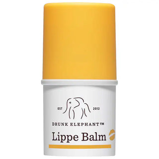 Bálsamo Labial Lippe Balm - Drunk Elephant vista frontal con fondo blanco.