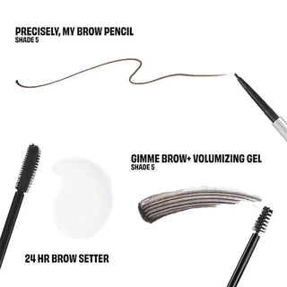 Set para cejas Brow Haul of Fame - Benefit Cosmetics vista frontal con fondo blanco.
