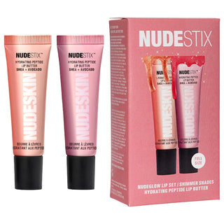 Set de labios Nudeglow Hydrating Peptide Lip Butter - NUDESTIX