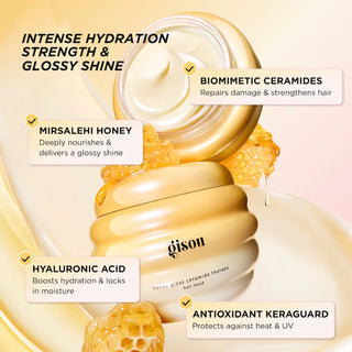 Honey Gloss Ceramide Therapy™ Mascarilla hidratante para cabello - Gisou