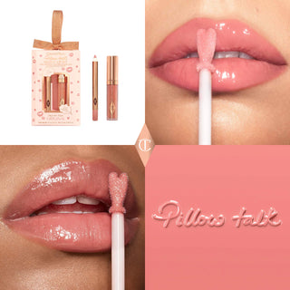 Mini Pillow Talk Glossy Lip Duos Set - Charlotte Tilbury