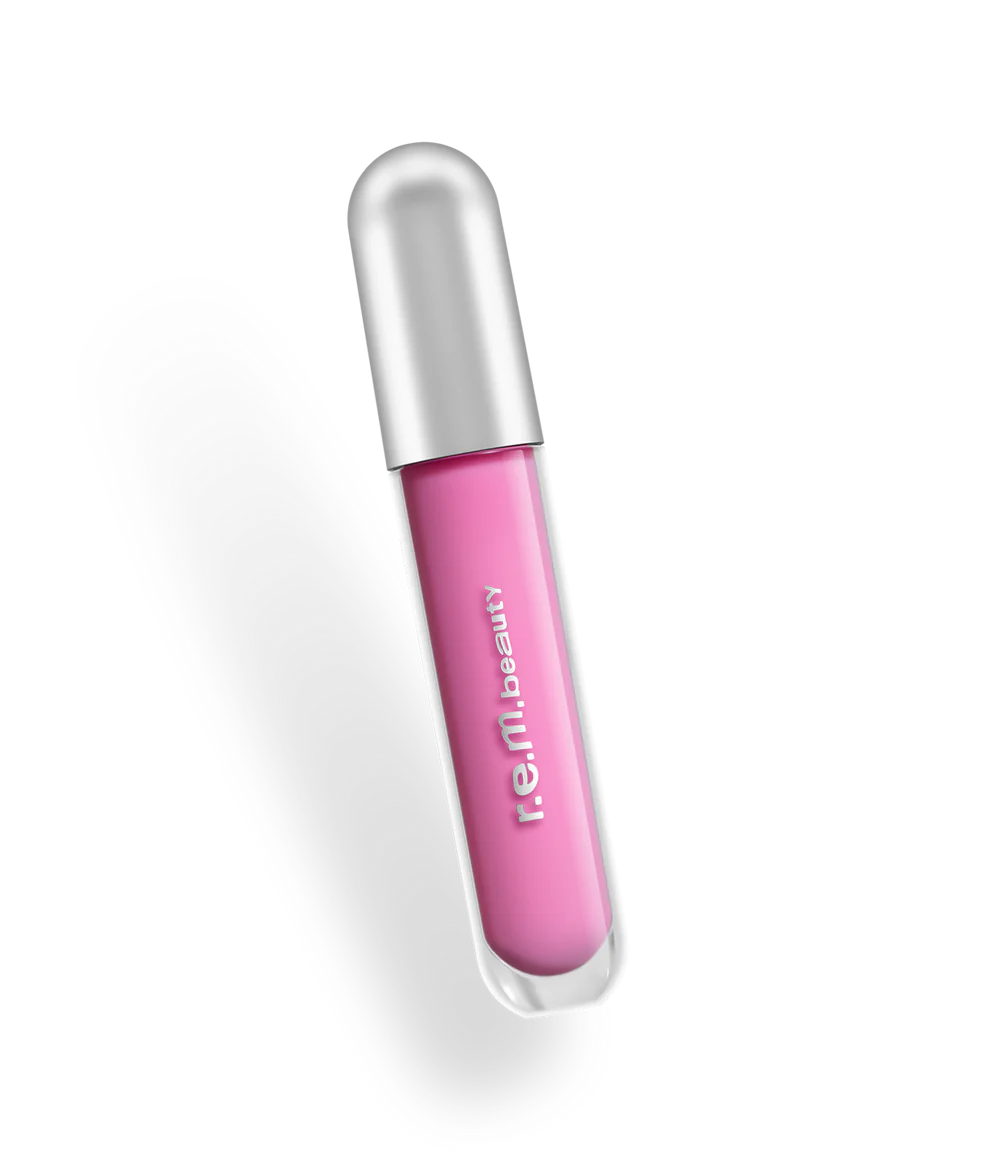 Bálsamo Labial Glossy balm - R.E.M. Beauty vista frontal con fondo blanco.