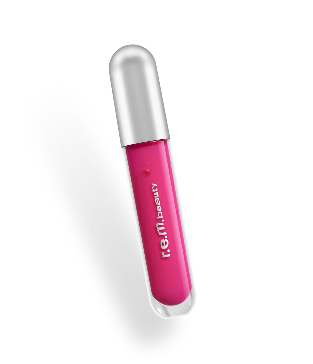 Bálsamo Labial Glossy balm - R.E.M. Beauty vista frontal con fondo blanco.