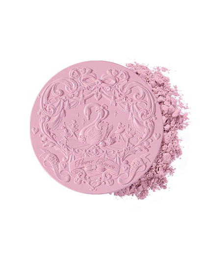 Rubor Swan Ballet Embossed Blush - Flower Knows vista frontal con fondo blanco.