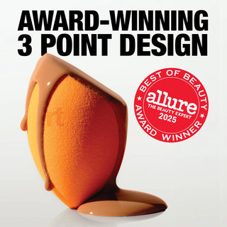 Iconic Blend + Set Makeup Sponge Duo para Bases y Polvos - Real Techniques