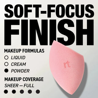 Iconic Blend + Set Makeup Sponge Duo para Bases y Polvos - Real Techniques