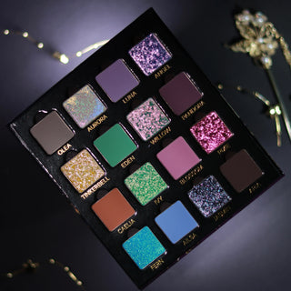 Paleta de Sombras Frosted Fairy Prismatic Pastels Multichrome Magnetic Eyeshadow Palette - Kaima Cosmetics