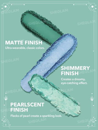 Paleta de Sombras Perceptive Pisces — Glitter Metallic Palette Horoscope Collection - Sheglam