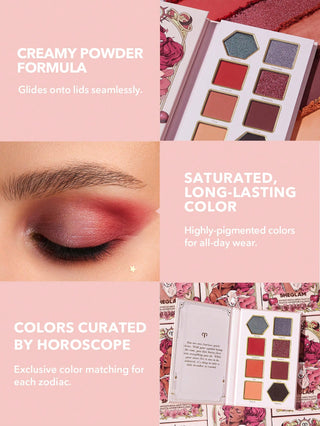 Paleta de Sombras Adventurous Aries — Glitter Metallic Palette Horoscope Collection - Sheglam