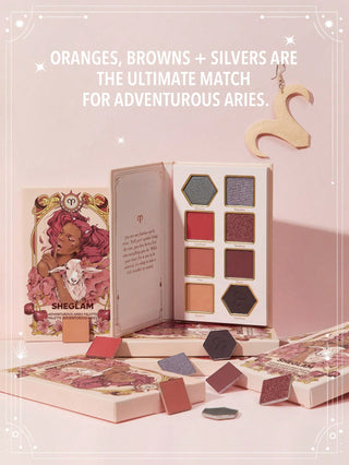 Paleta de Sombras Adventurous Aries — Glitter Metallic Palette Horoscope Collection - Sheglam