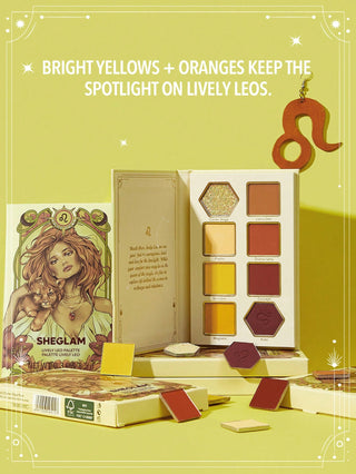 Paleta de Sombras Lively Leo — Glitter Metallic Palette Horoscope Collection - Sheglam