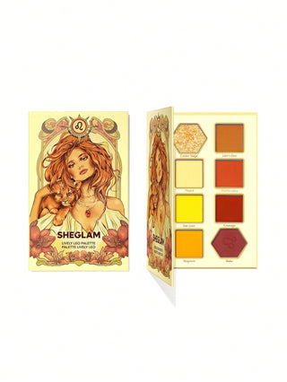 Paleta de Sombras Lively Leo — Glitter Metallic Palette Horoscope Collection - Sheglam