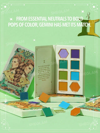Paleta de Sombras Gifted Gemini — Glitter Metallic Palette Horoscope Collection - Sheglam