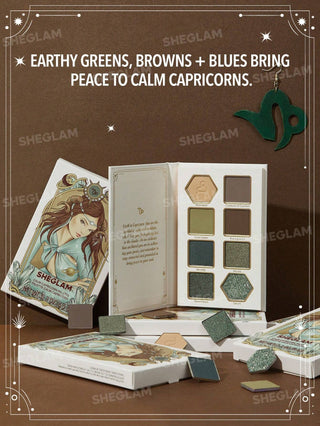 Paleta de Sombras Calm Capricorn — Glitter Metallic Palette Horoscope Collection - Sheglam