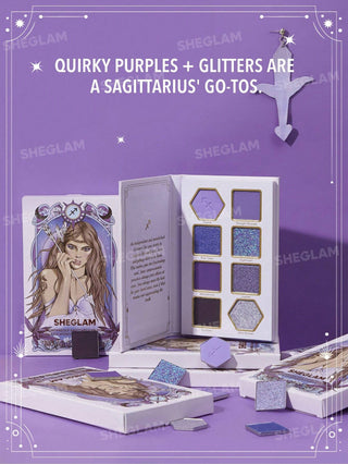 Paleta de Sombras Spontaneous Sagittarius — Glitter Metallic Palette Horoscope Collection - Sheglam