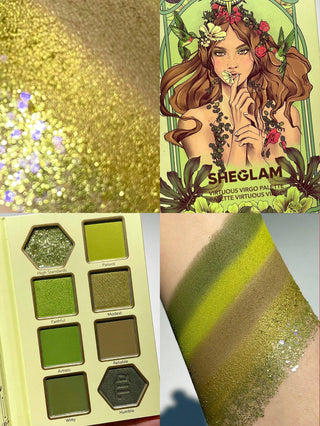 Paleta de Sombras Virtuous Virgo — Glitter Metallic Palette Horoscope Collection - Sheglam