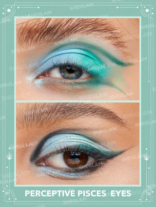 Paleta de Sombras Perceptive Pisces — Glitter Metallic Palette Horoscope Collection - Sheglam