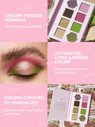 Paleta de Sombras Tenacious Taurus — Glitter Metallic Palette Horoscope Collection - Sheglam