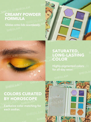 Paleta de Sombras Gifted Gemini — Glitter Metallic Palette Horoscope Collection - Sheglam