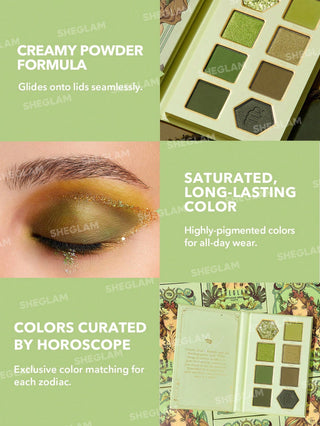 Paleta de Sombras Virtuous Virgo — Glitter Metallic Palette Horoscope Collection - Sheglam
