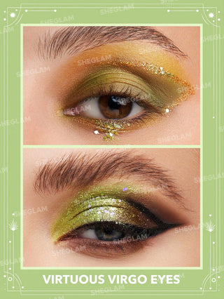 Paleta de Sombras Virtuous Virgo — Glitter Metallic Palette Horoscope Collection - Sheglam