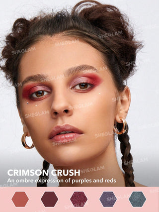 Paleta de Sombras Adventurous Aries — Glitter Metallic Palette Horoscope Collection - Sheglam