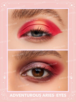 Paleta de Sombras Adventurous Aries — Glitter Metallic Palette Horoscope Collection - Sheglam