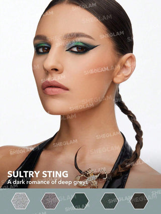Paleta de Sombras Striking Scorpio — Glitter Metallic Palette Horoscope Collection - Sheglam