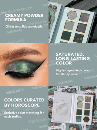 Paleta de Sombras Striking Scorpio — Glitter Metallic Palette Horoscope Collection - Sheglam
