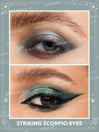 Paleta de Sombras Striking Scorpio — Glitter Metallic Palette Horoscope Collection - Sheglam