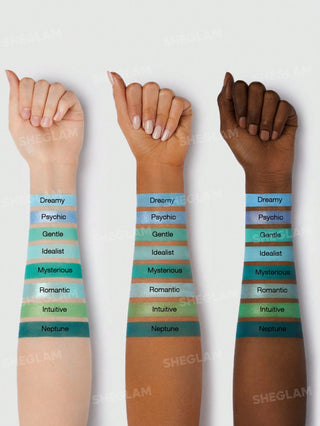 Paleta de Sombras Perceptive Pisces — Glitter Metallic Palette Horoscope Collection - Sheglam
