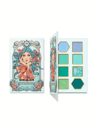 Paleta de Sombras Perceptive Pisces — Glitter Metallic Palette Horoscope Collection - Sheglam