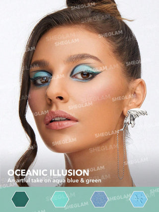 Paleta de Sombras Perceptive Pisces — Glitter Metallic Palette Horoscope Collection - Sheglam