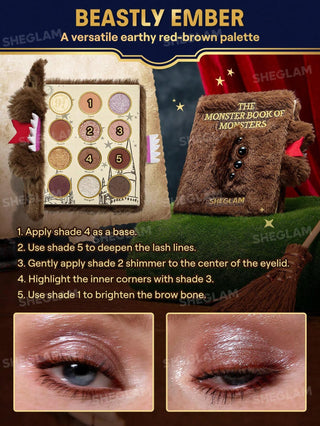 Paleta de Sombras Harry Potter™ X SHEGLAM Monster Book Of Monsters  - Sheglam