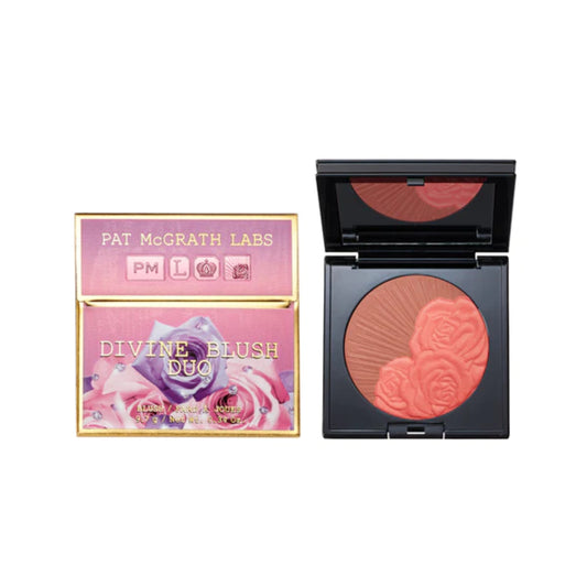 Rubor en Polvo Skin Fetish: Divine Blush Duo - PAT McGRATH LABS vista frontal con fondo blanco.