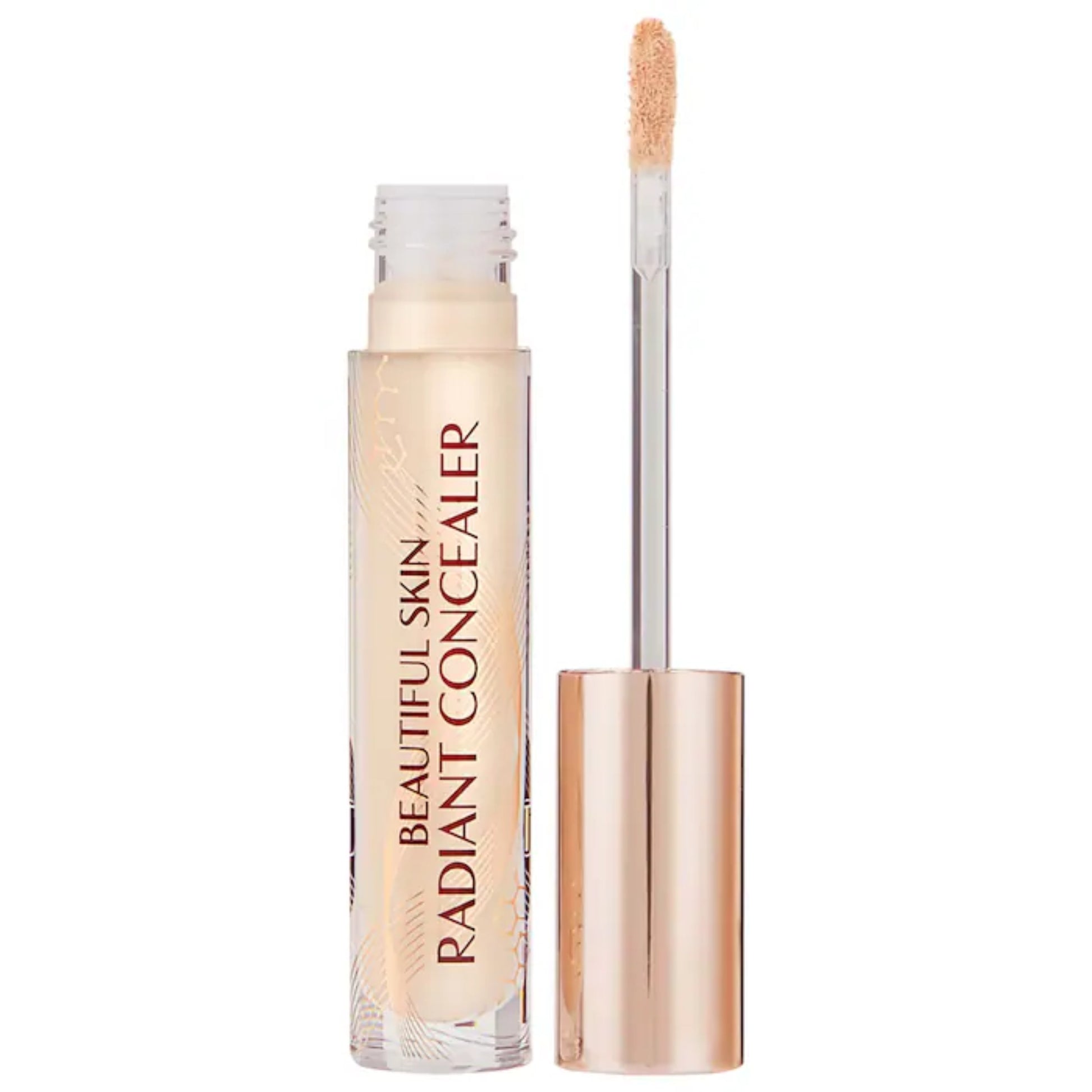 Corrector con Ácido Hialurónico Beautiful Skin - Charlotte Tilbury vista frontal con fondo blanco.