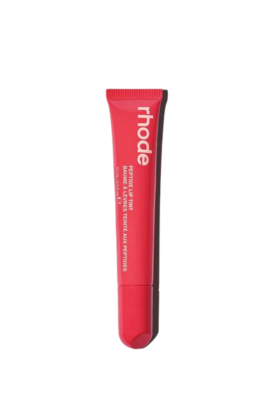 Tinte labial Peptide lip tint THE TINTED LIP LAYER - Rhode Skin vista frontal con fondo blanco.