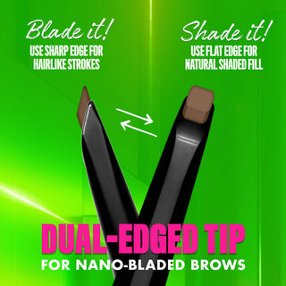 Lápiz de cejas Blade & Shade Nano Brow Pencil - NYX