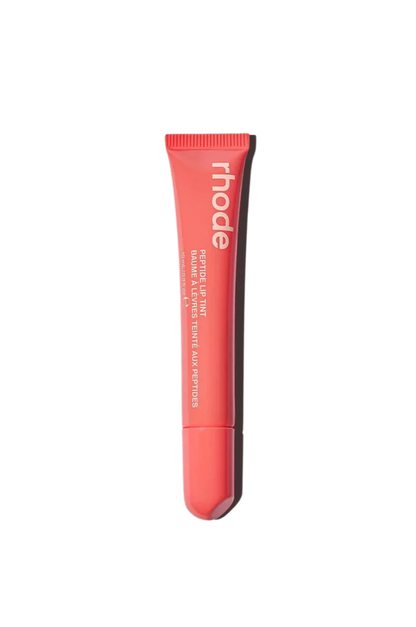 Tinte labial Peptide lip tint THE TINTED LIP LAYER - Rhode Skin vista frontal con fondo blanco.