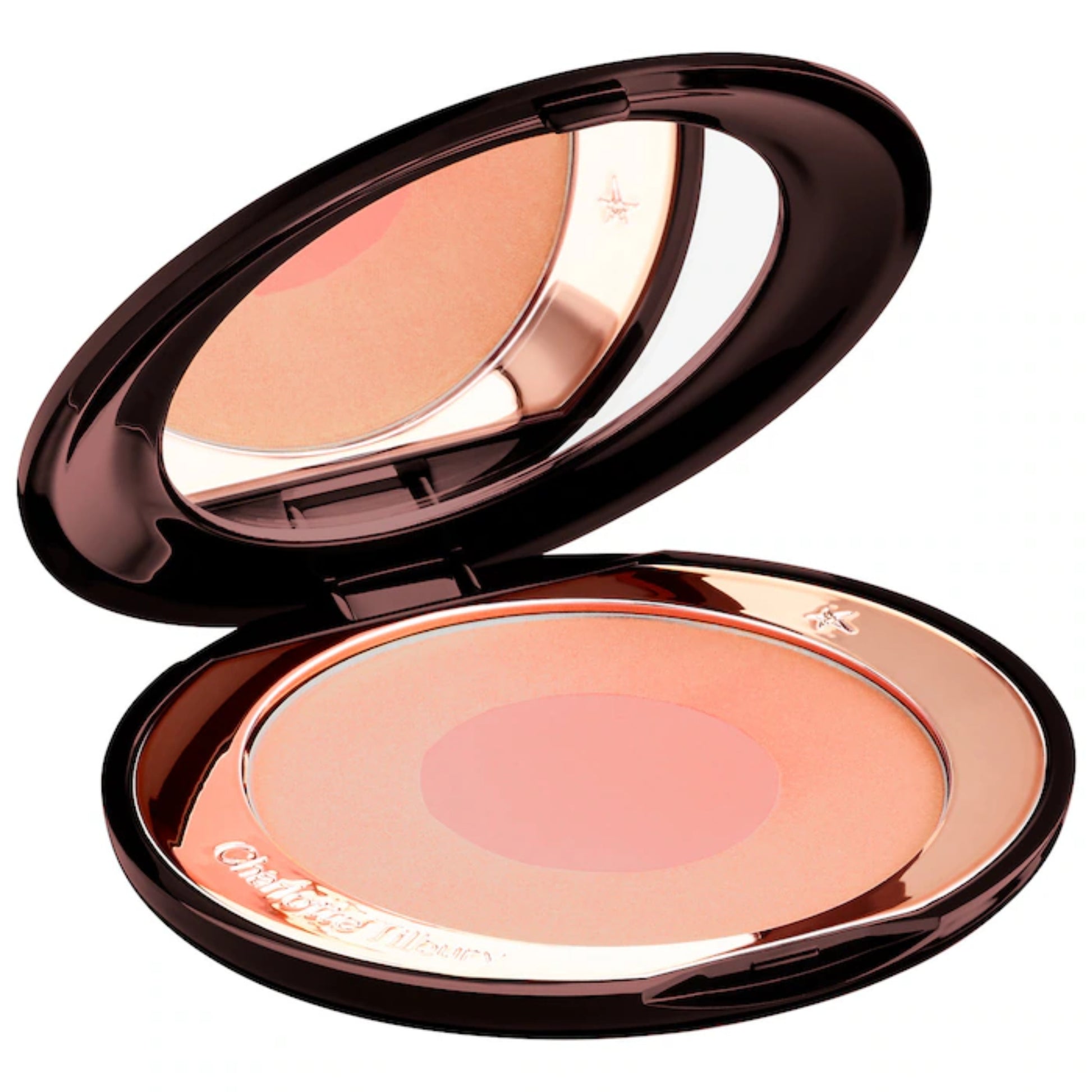 Rubor Efecto Radiante Cheek To Chic - Charlotte Tilbury vista frontal con fondo blanco.