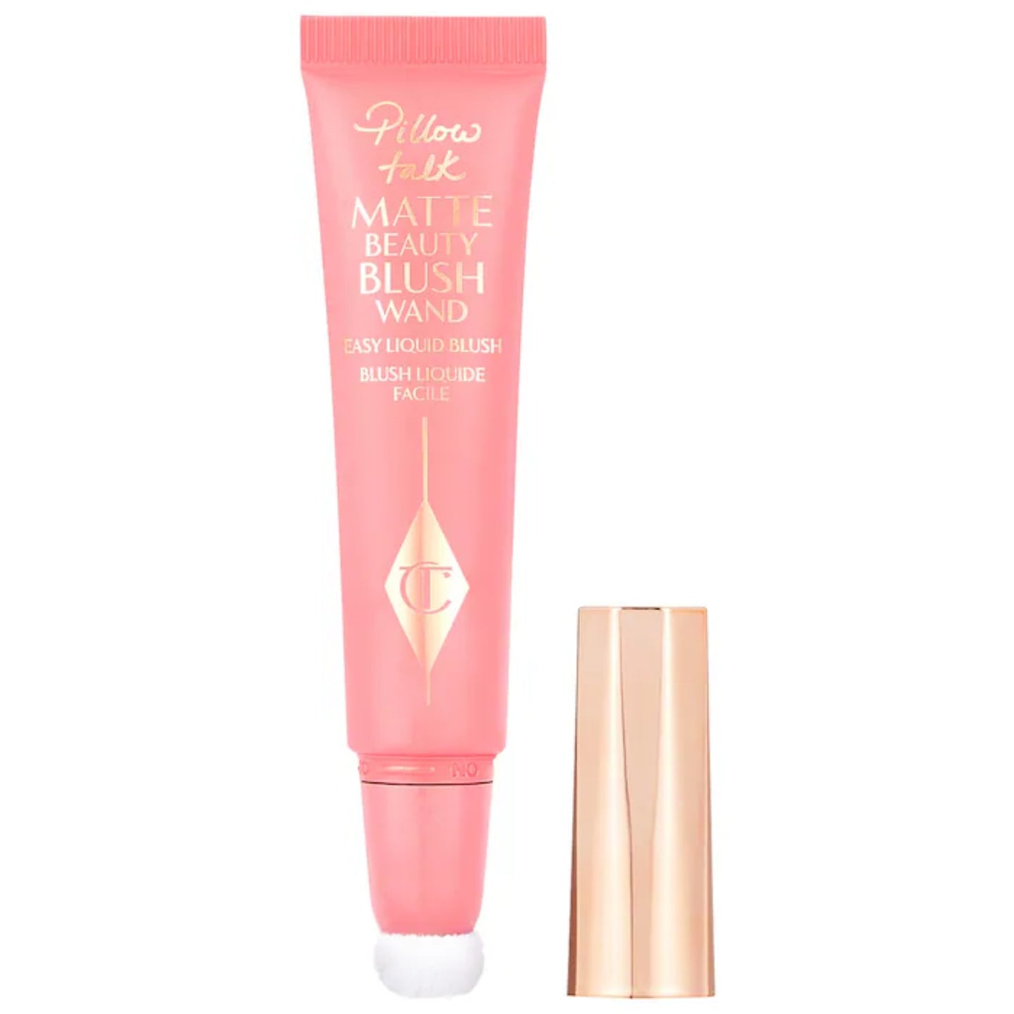 Rubor Cremoso Matte Beauty Blush Wands - Charlotte Tilbury vista frontal con fondo blanco.