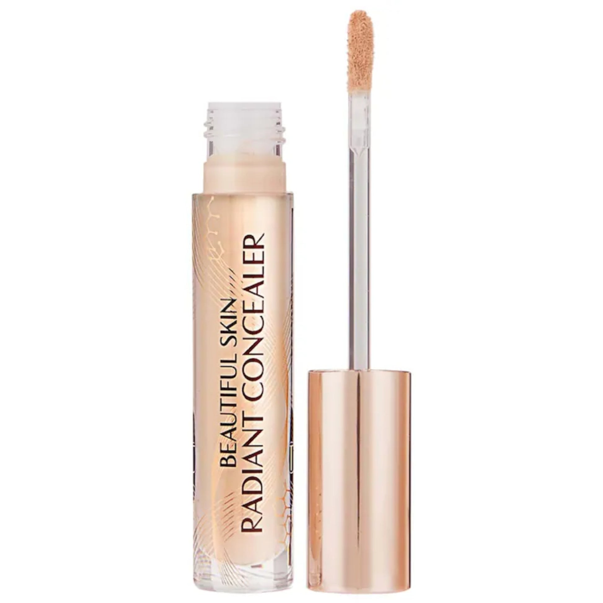 Corrector con Ácido Hialurónico Beautiful Skin - Charlotte Tilbury vista frontal con fondo blanco.