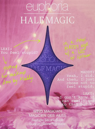 EUPHORIA X HALF MAGIC WING MAGICIAN STENCIL plantilla para delineados - HALF MAGIC