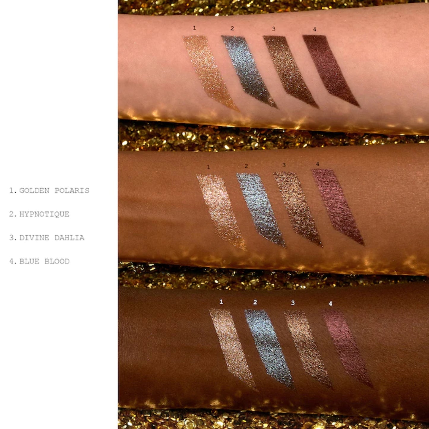 Paleta de Sombras de Ojos Celestial Divinity - PAT McGRATH LABS vista frontal con fondo blanco.