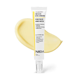 Crema Revive Eye Cream para Rostro y Cuello con Retinal, Peptide Complex, Bakuchiol - NIDA