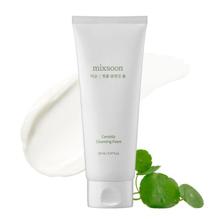 Limpiador facial Centella Cleansing Foam con Centella Asiática, pH bajo calma e hidrata la piel - Mixsoon